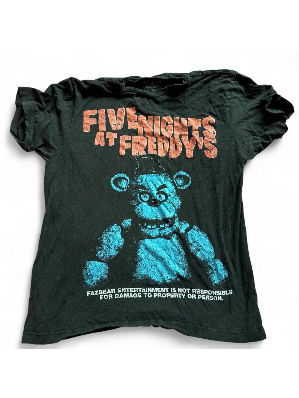 Five Nights at Freddy's Graphic Tee Fazbear Entertainment Size L